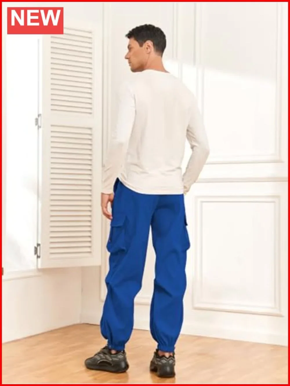 Baggy Cargo Pants with Drawstring Waist and Bottoms Y2K Vintage Style Unisex